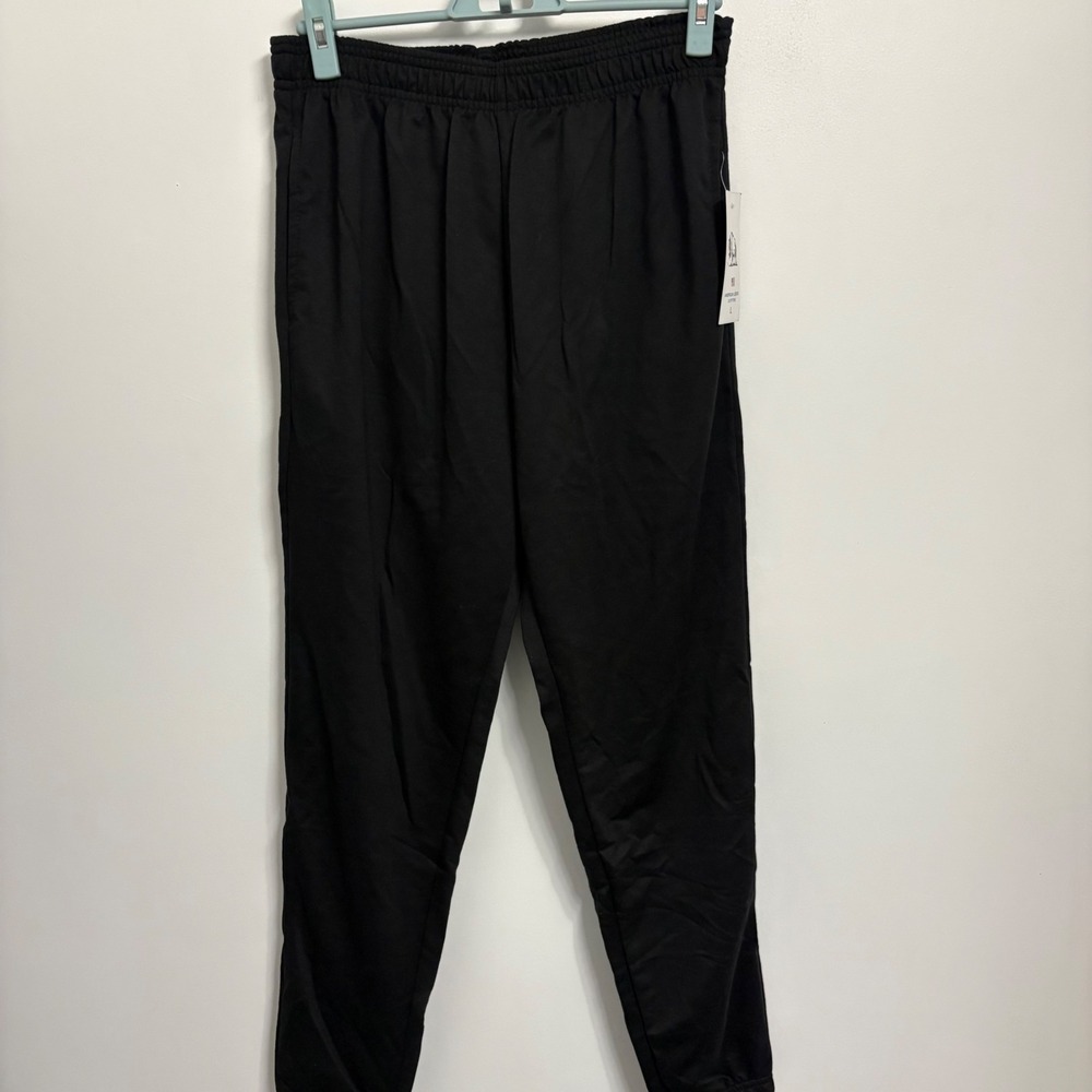 American Legend Outfitters Mens Black Athletic Track Pants Large NWT RN 107230‎
